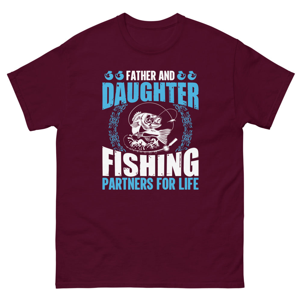 Father and Daughter Fishing Partners for Life T-shirt