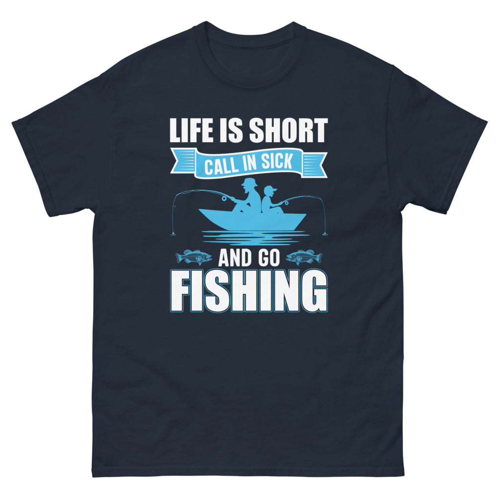 This Is What I Look Like When I call in Sick Men's Fishing T-Shirt
