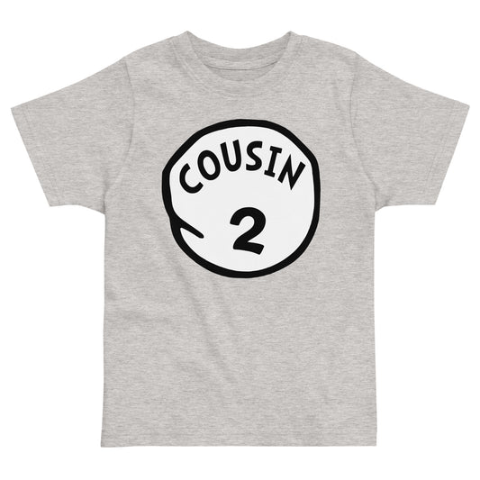 Cousin 2 Toddler jersey t-shirt