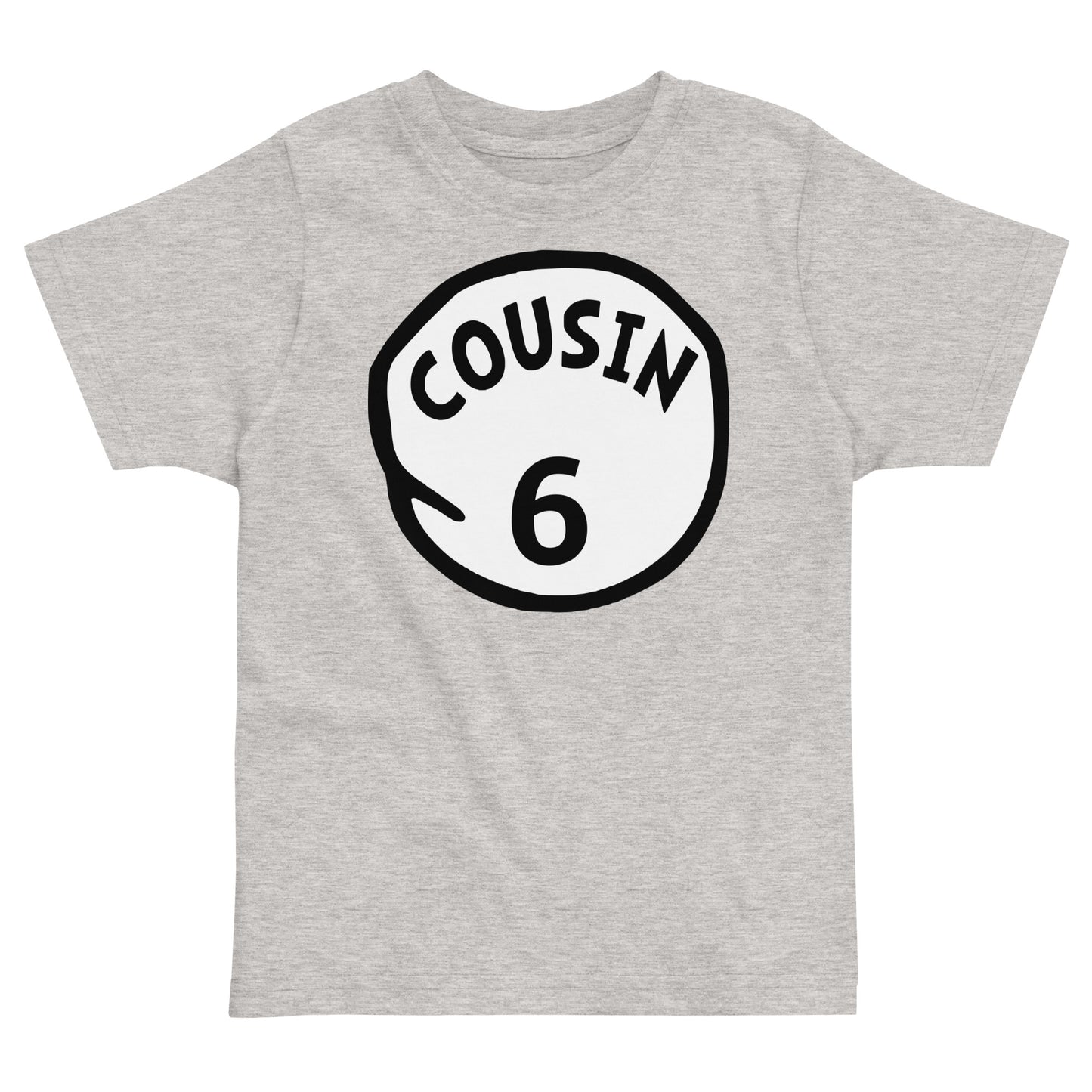 Cousin 6 Toddler jersey t-shirt