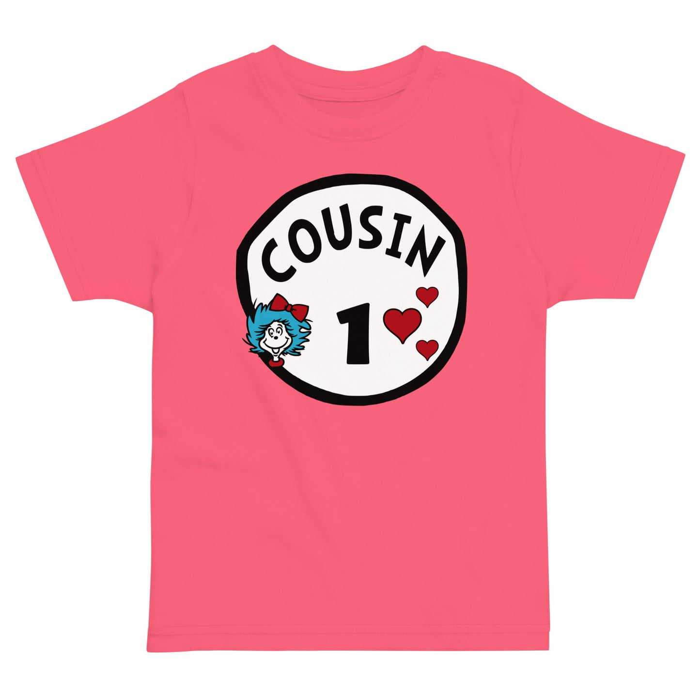 Cousin 1 Missy Toddler jersey t-shirt