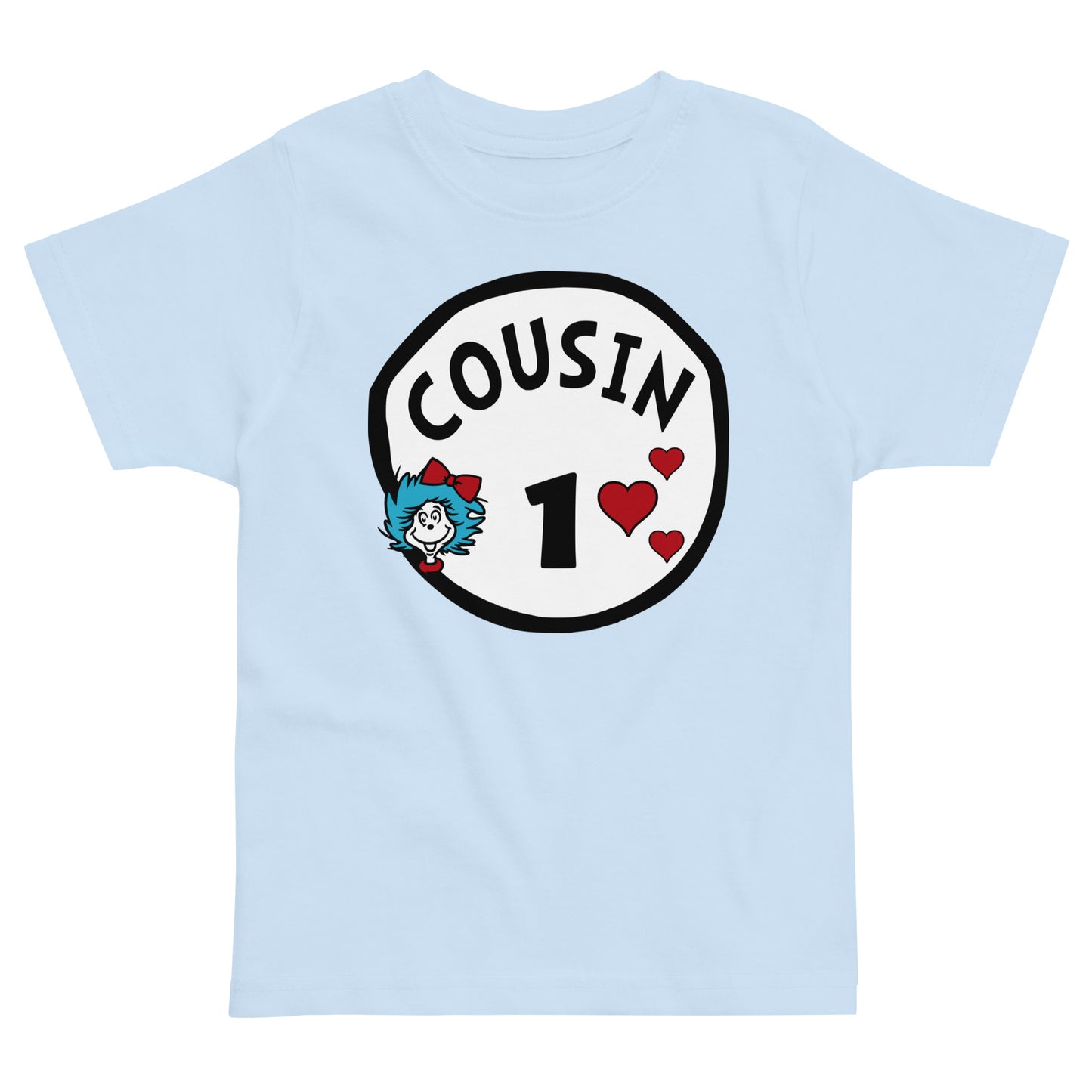 Cousin 1 Missy Toddler jersey t-shirt