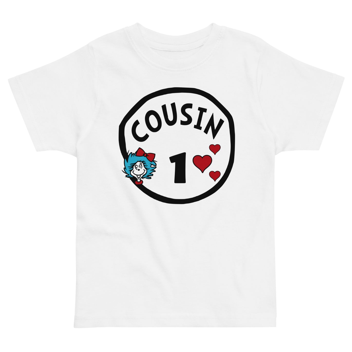 Cousin 1 Missy Toddler jersey t-shirt