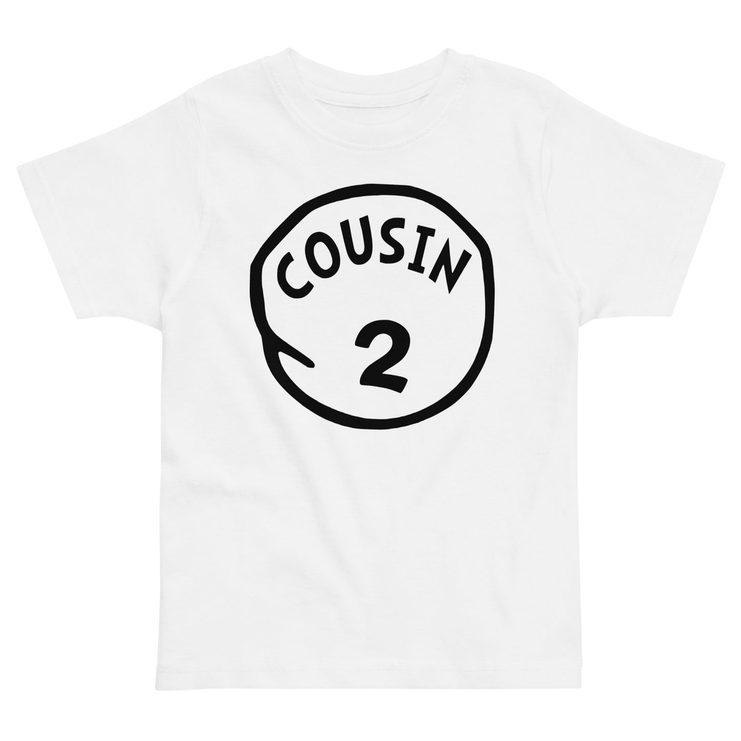 Cousin 2 Toddler jersey t-shirt