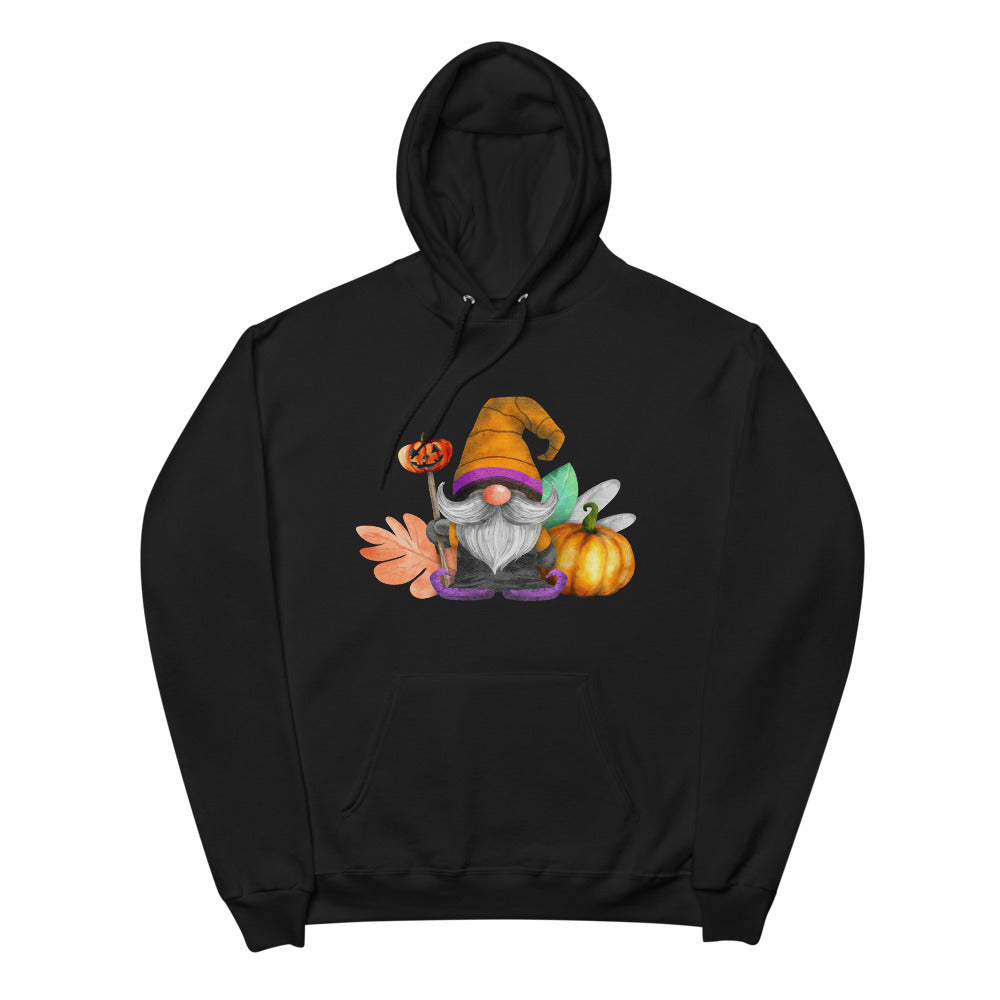 Gnome Small Pumpkin Halloween Unisex fleece hoodie