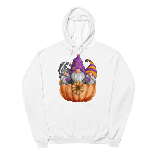 Gnome Pumpkin Halloween Unisex fleece hoodie