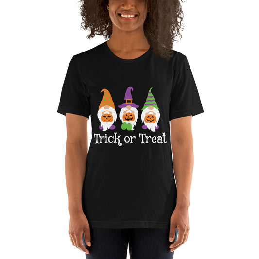 Halloween Trick or Treat Gnomes Short-Sleeve Unisex T-Shirt