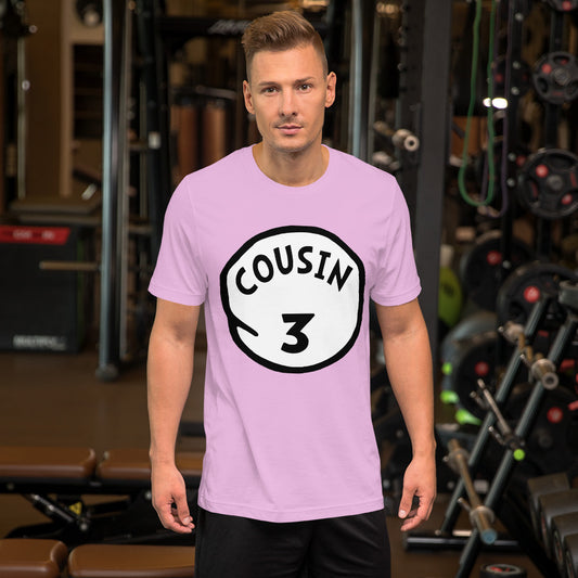 Cousin 3 Unisex t-shirt