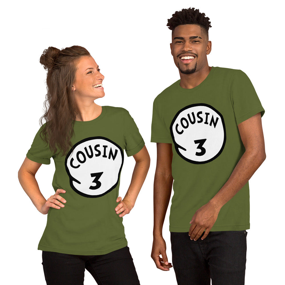 Cousin 3 Unisex t-shirt