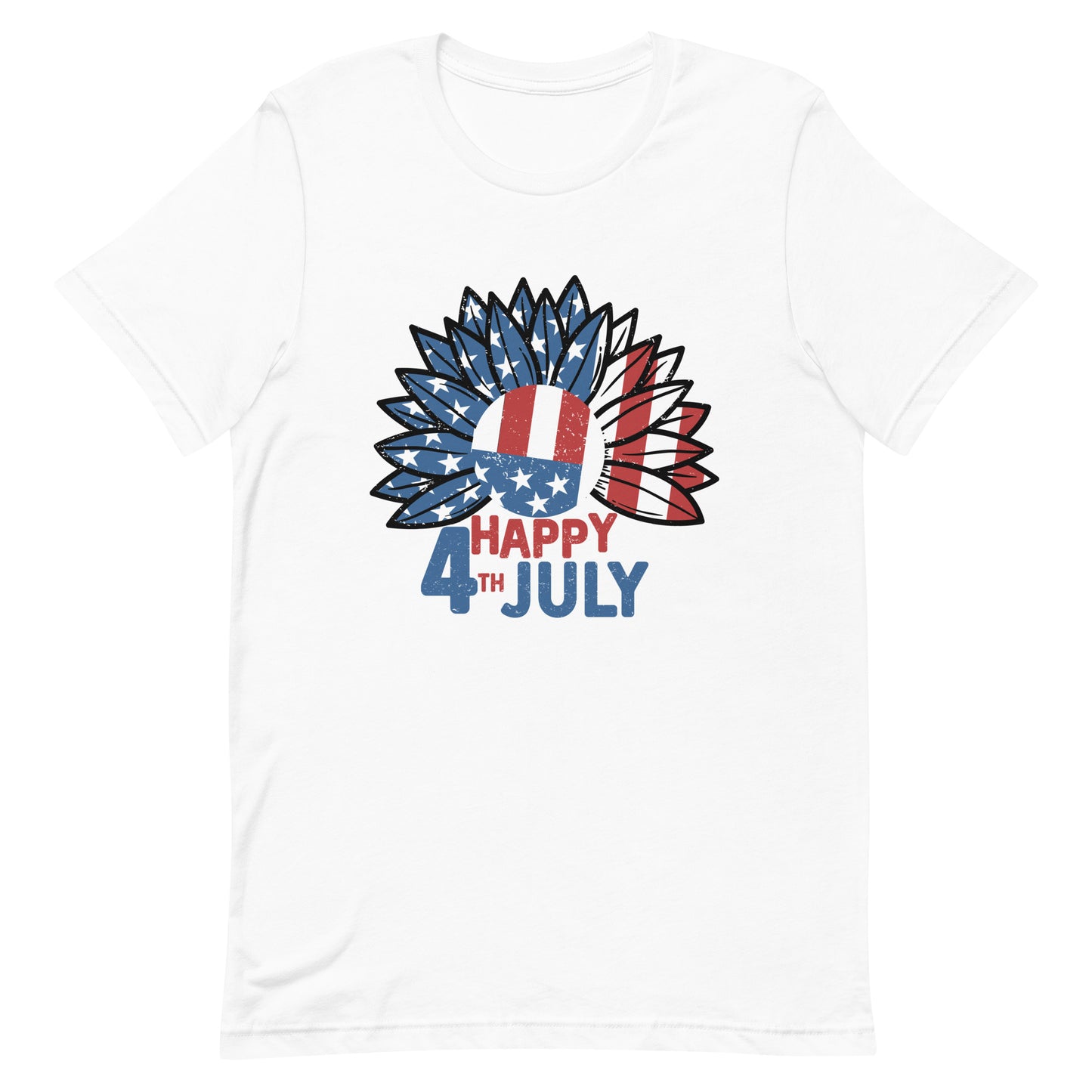 Happy 4th Short-sleeve Unisex t-shirt