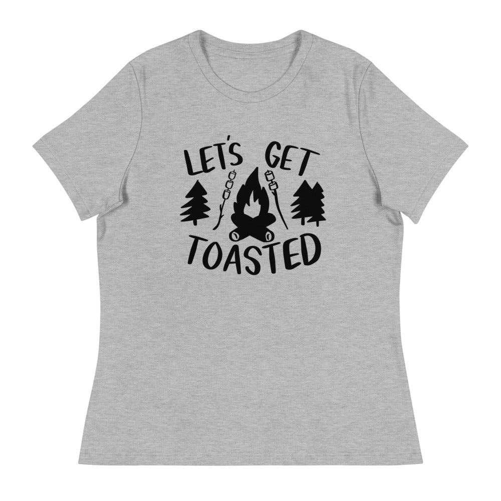 Let's get toasted - Women's Relaxed Camping T-Shirt