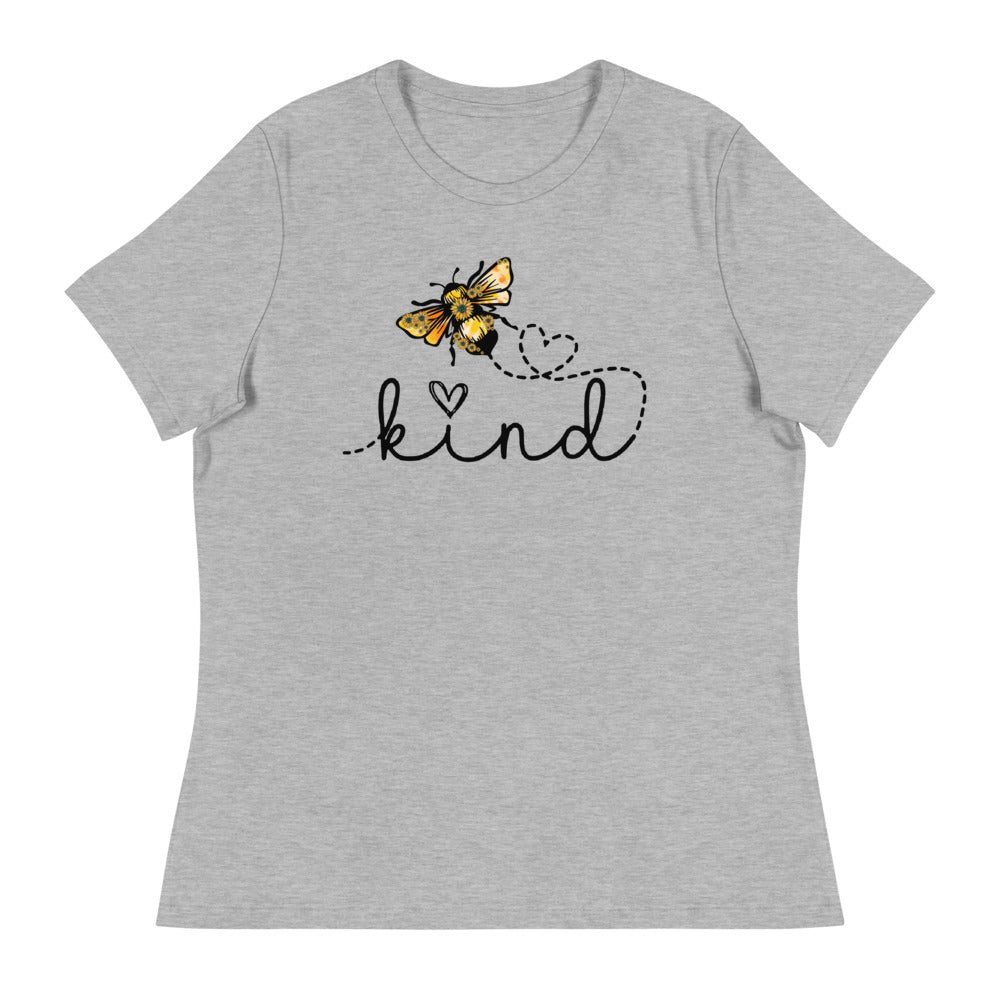 Be Kind - Bee Kind Heart Shirt - Women's Relaxed T-Shirt