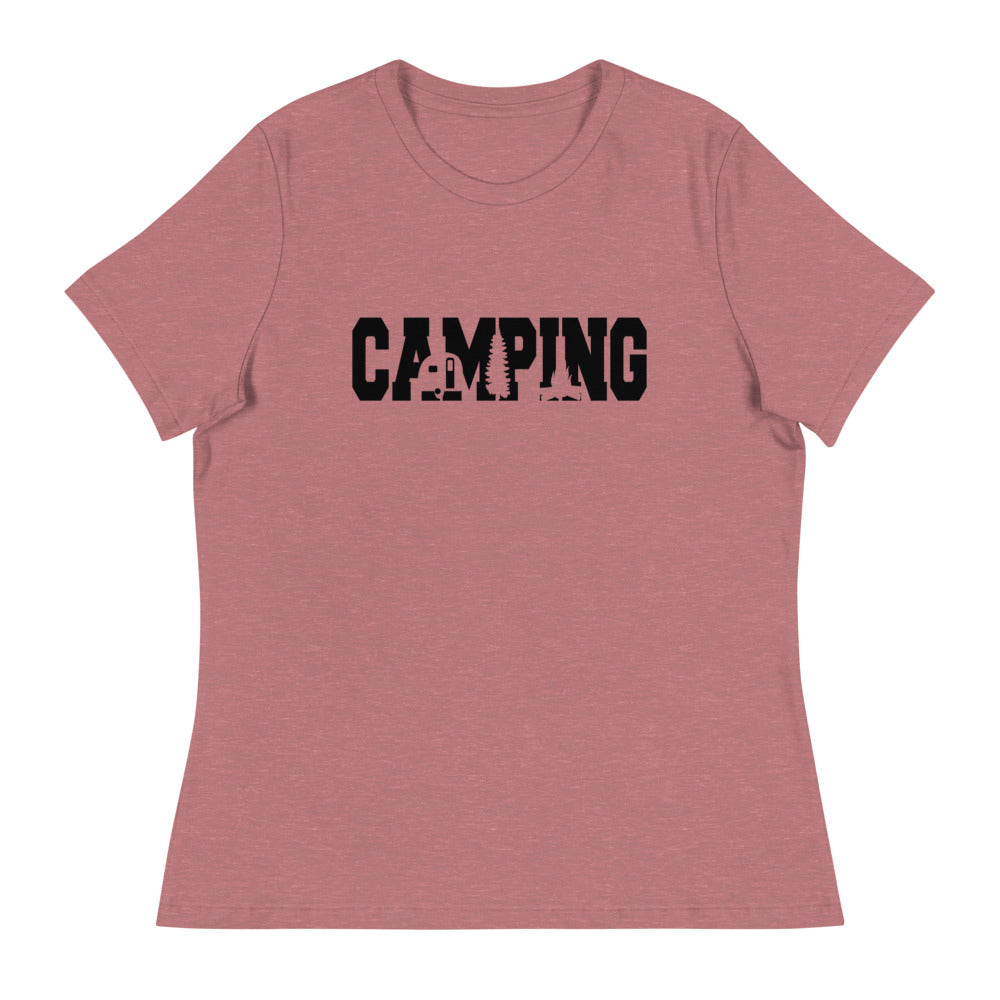 Camping Women's Relaxed T-Shirt