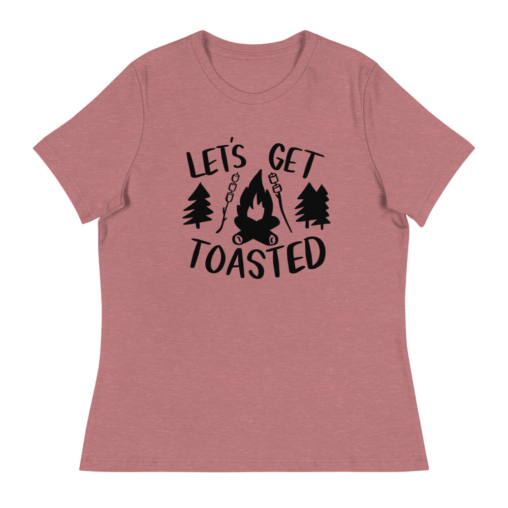 Let's get toasted - Women's Relaxed Camping T-Shirt