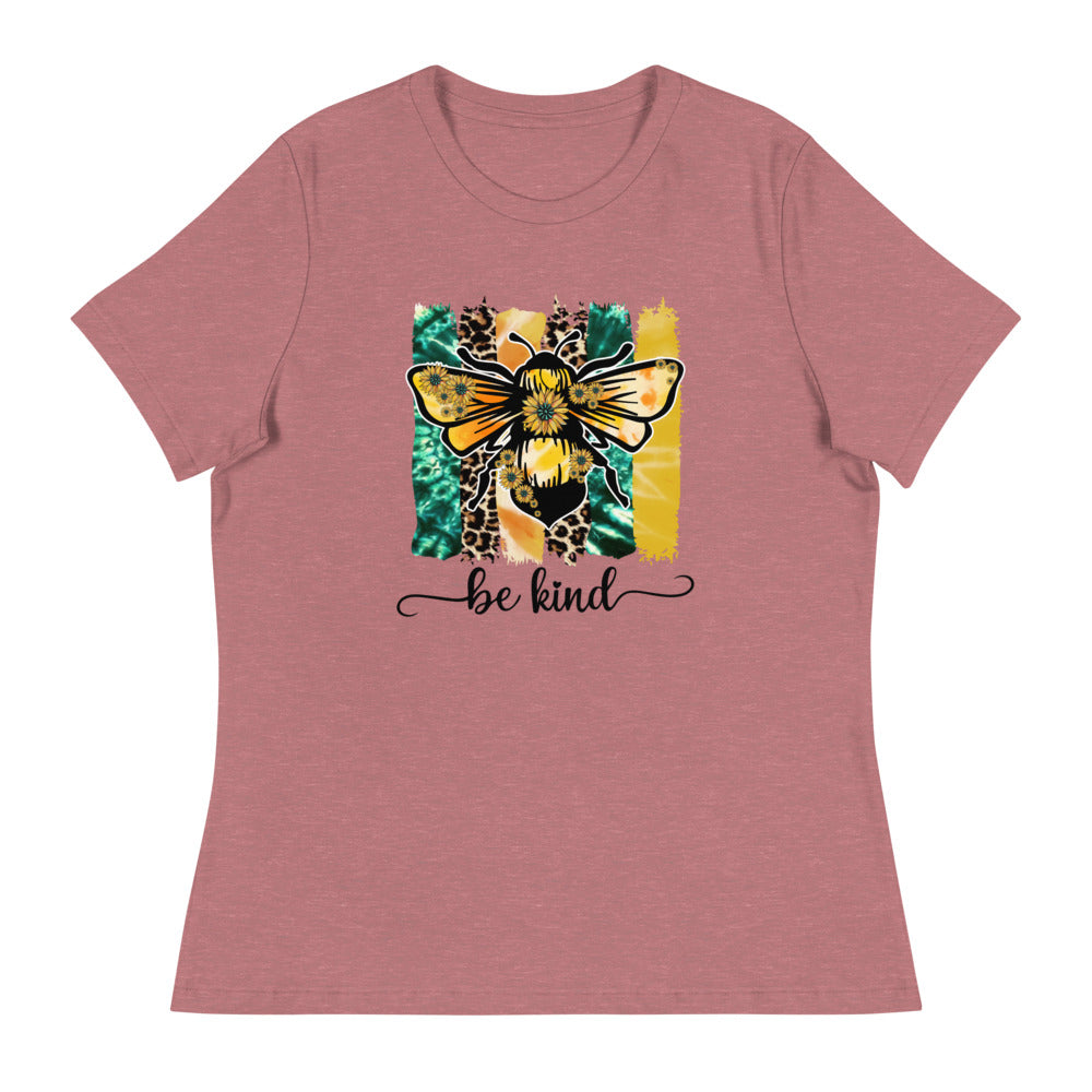 Be Kind - Sunflower Shirt - Women's Relaxed T-Shirt