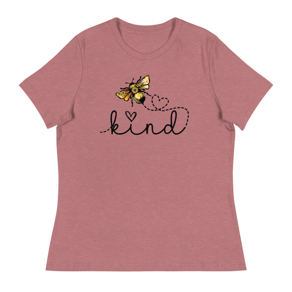 Be Kind - Bee Kind Heart Shirt - Women's Relaxed T-Shirt