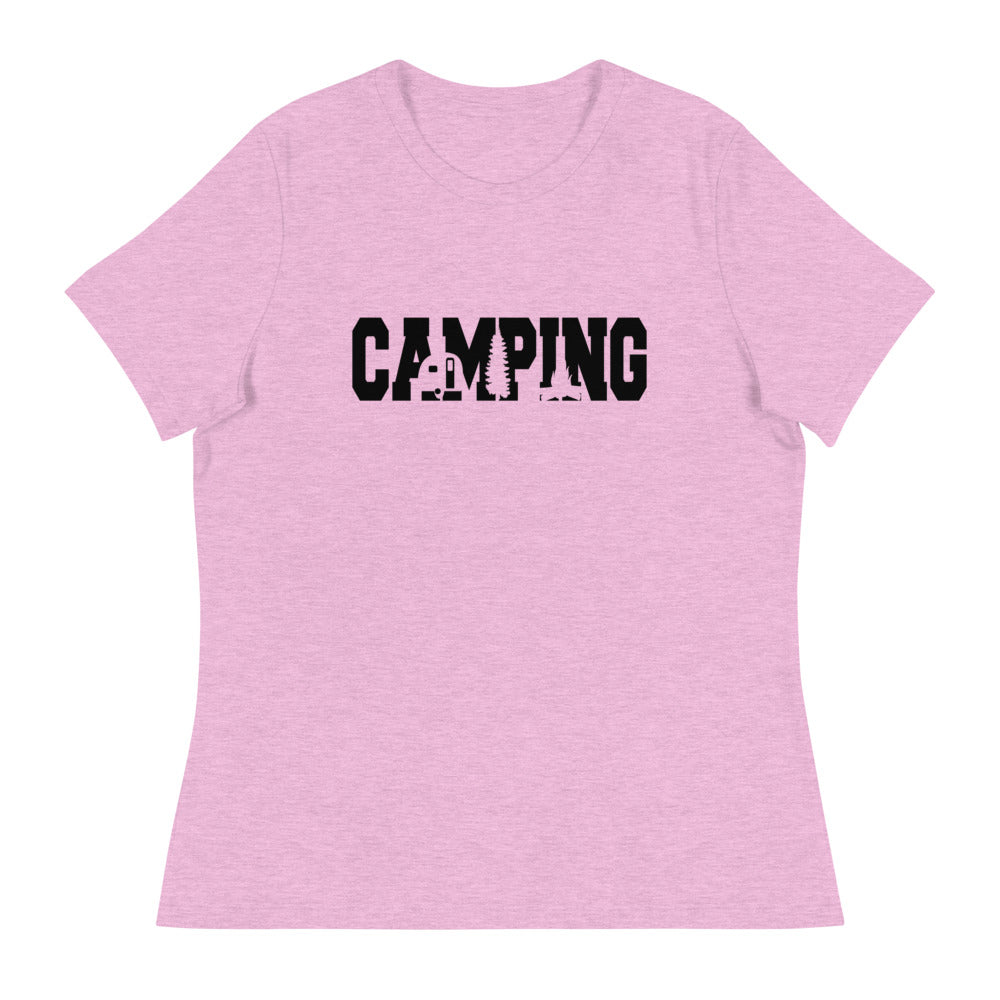 Camping Women's Relaxed T-Shirt