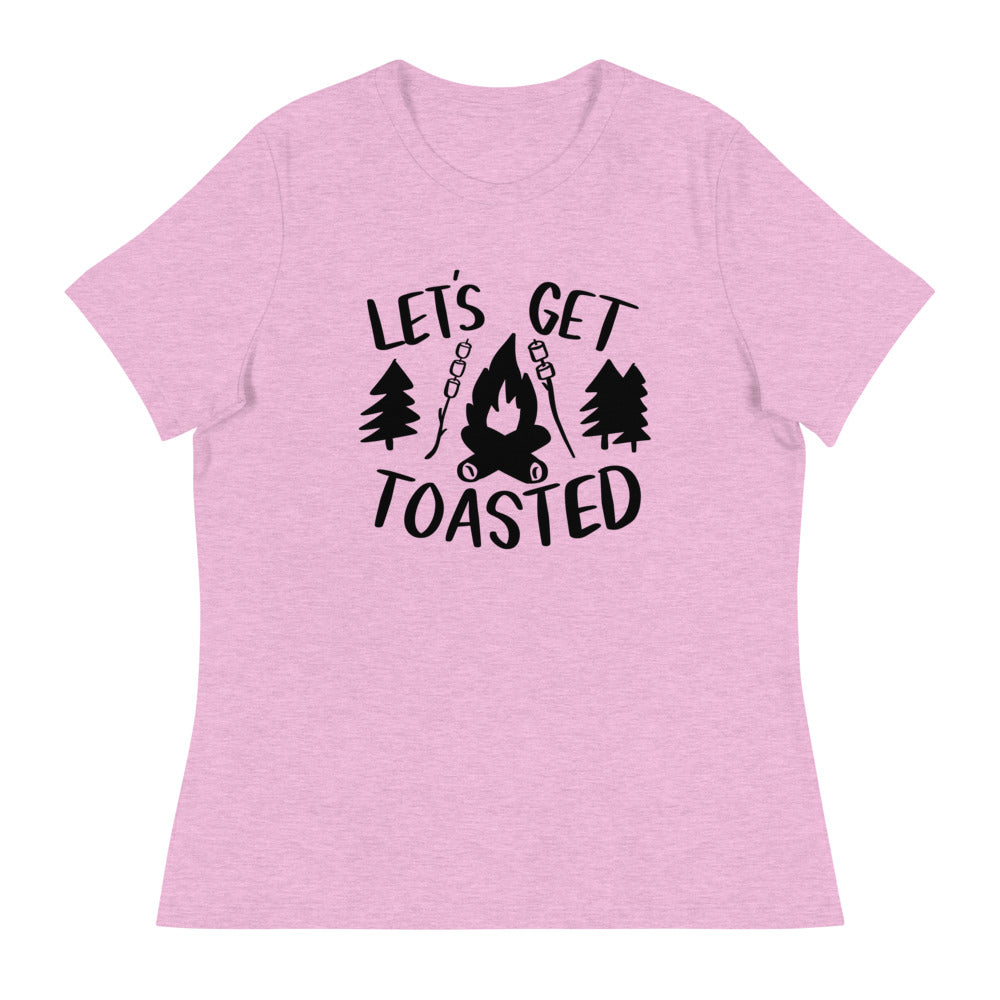 Let's get toasted - Women's Relaxed Camping T-Shirt