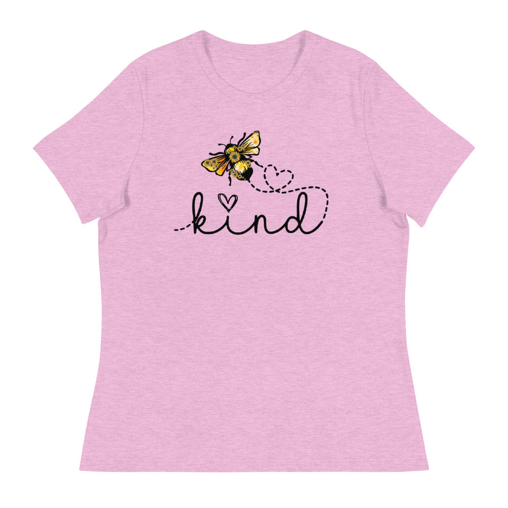 Be Kind - Bee Kind Heart Shirt - Women's Relaxed T-Shirt