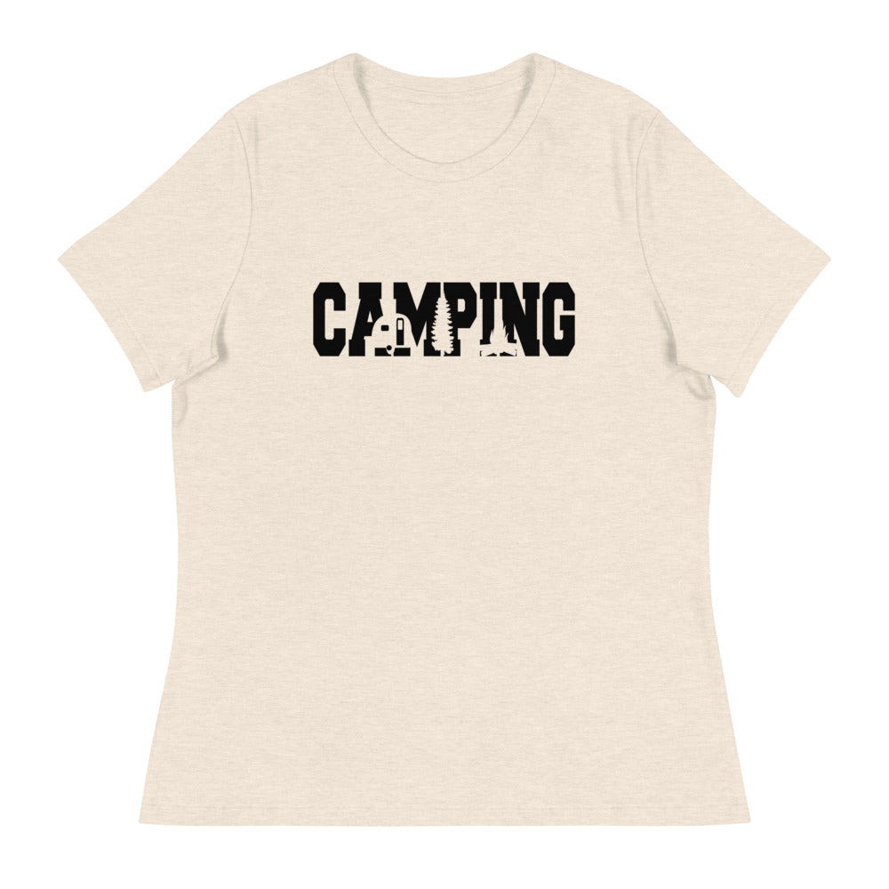 Camping Women's Relaxed T-Shirt