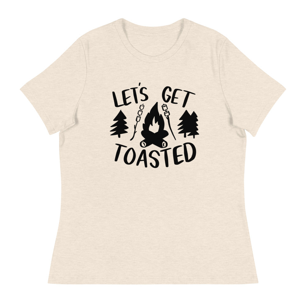 Let's get toasted - Women's Relaxed Camping T-Shirt