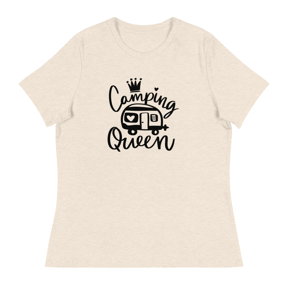 Camping Queen - Women's Relaxed T-Shirt