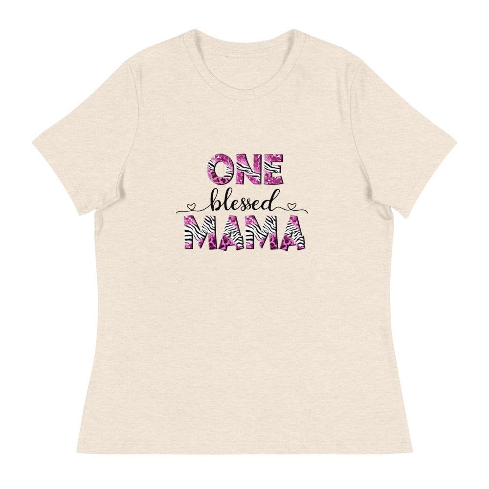 One Blessed Mama - Women's Relaxed T-Shirt