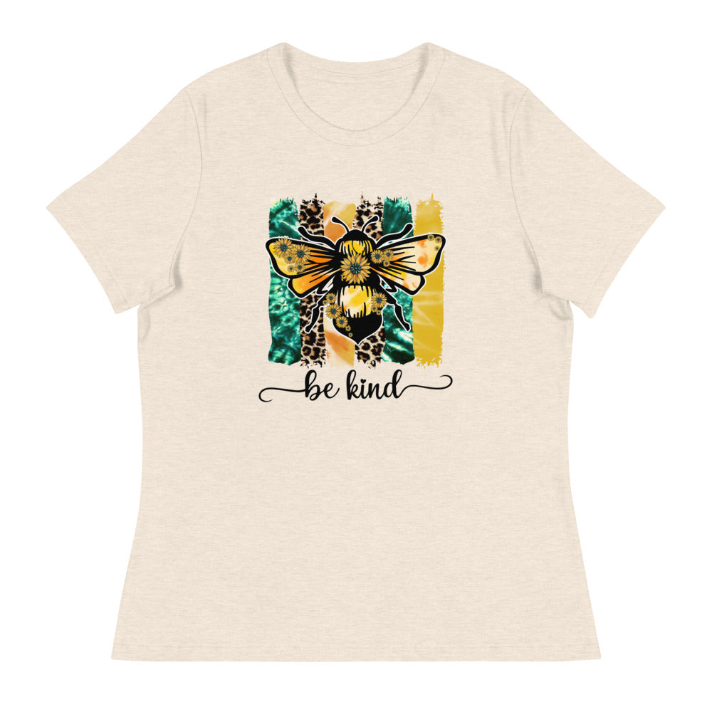 Be Kind - Sunflower Shirt - Women's Relaxed T-Shirt