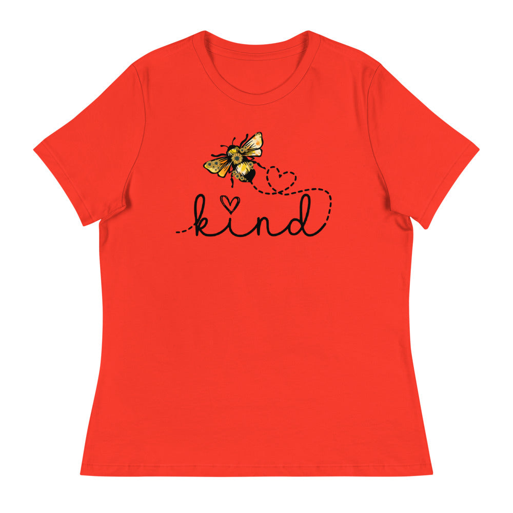 Be Kind - Bee Kind Heart Shirt - Women's Relaxed T-Shirt