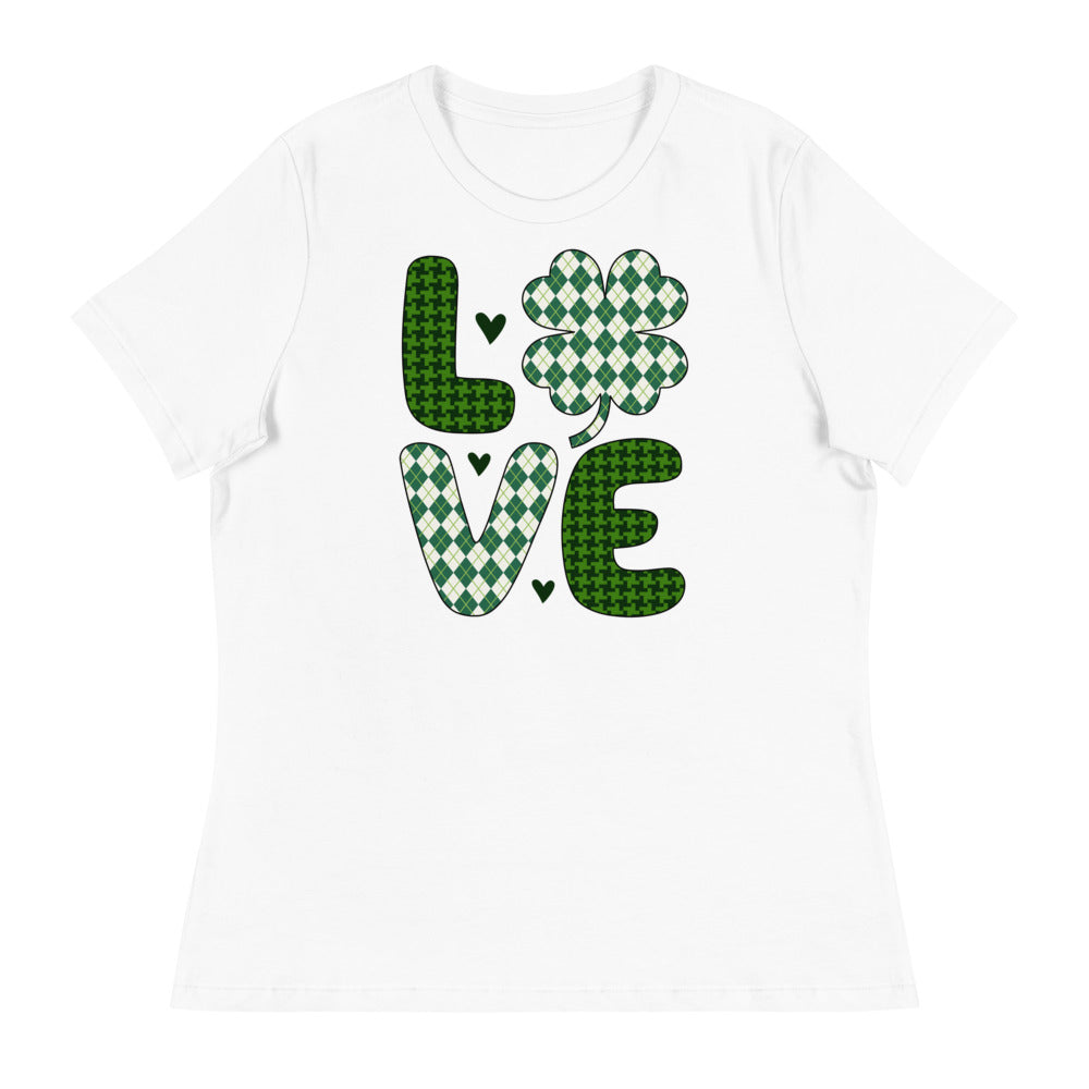 St. Patrick's Day LOVE Women's Relaxed T-Shirt