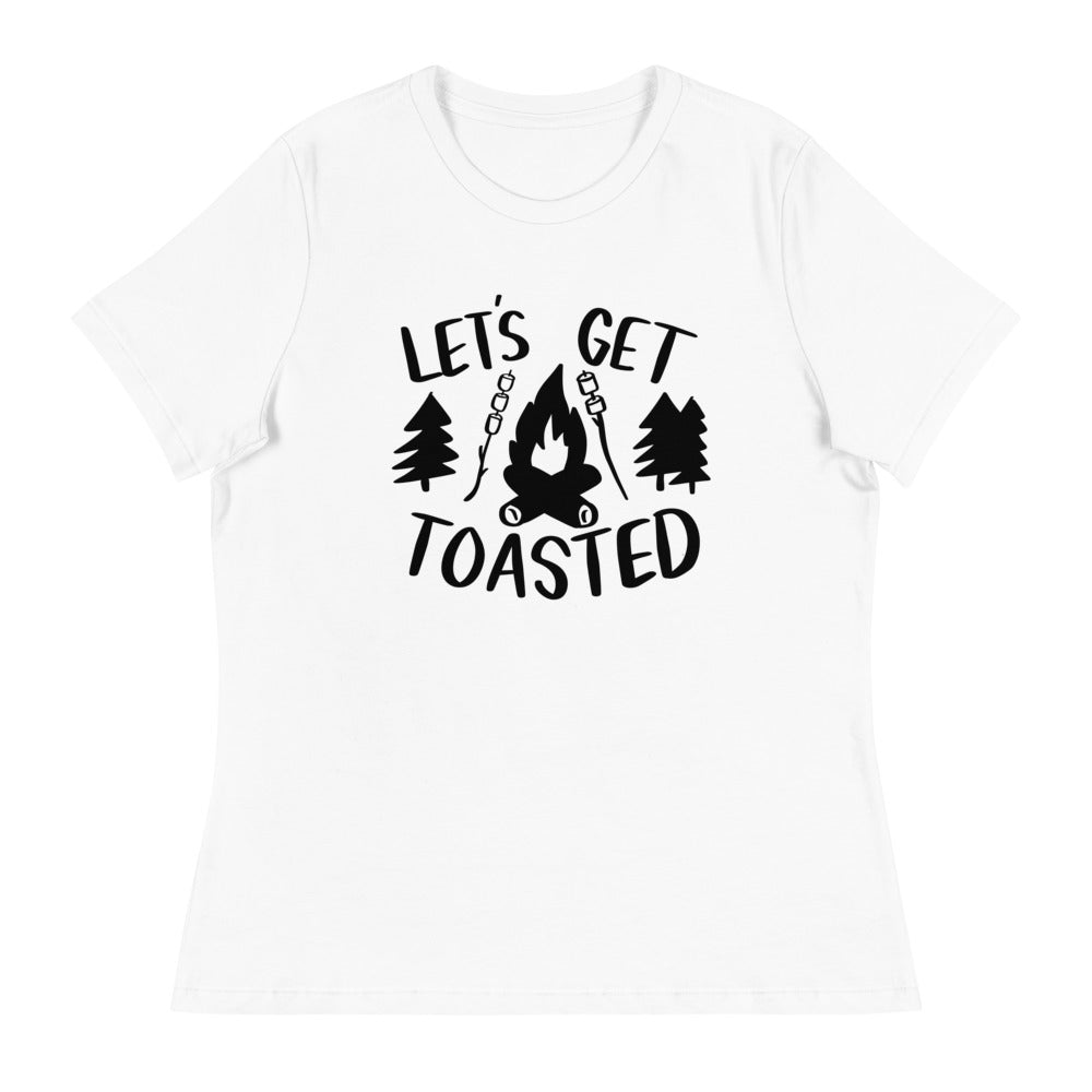 Let's get toasted - Women's Relaxed Camping T-Shirt