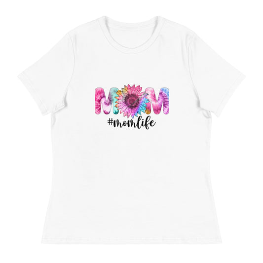 Mom #Momlife - Women's Relaxed T-Shirt