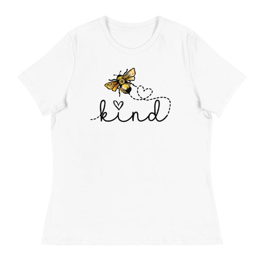 Be Kind - Bee Kind Heart Shirt - Women's Relaxed T-Shirt