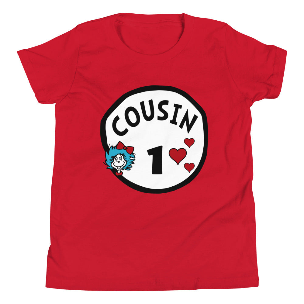 Cousin 1 Missy Youth Short Sleeve T-Shirt