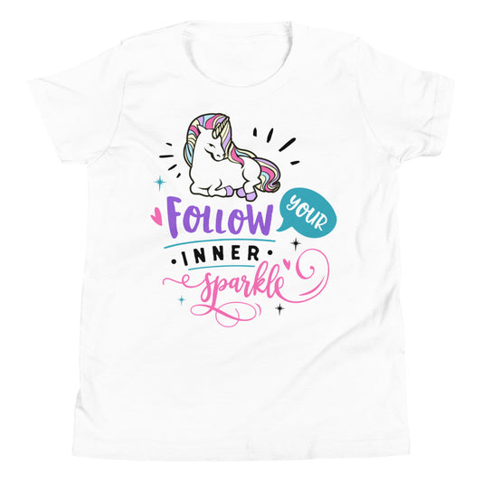 Follow your inner sparkle Youth Short Sleeve T-Shirt