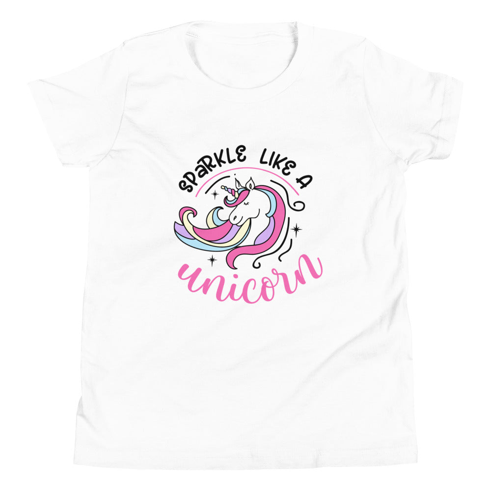 Sparkle like a Unicorn - Youth Short Sleeve T-Shirt