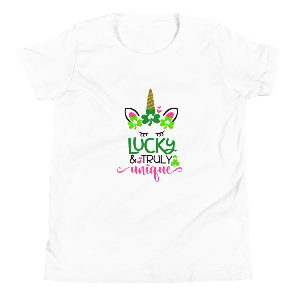 Lucky & Truly Unique - St. Patrick's Day Youth Short Sleeve T-Shirt